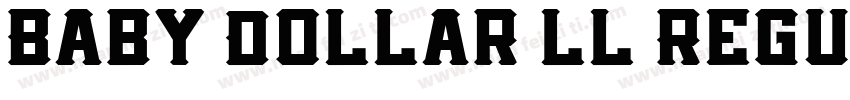 Baby Dollar ll Regul字体转换